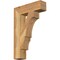 Ekena Millwork Balboa Block Rough Sawn Bracket, Western Red Cedar, 4"W x 16"D x 24"H BKT04X16X24BOA05RWR - alternate 1